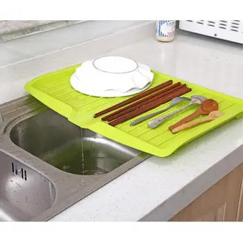 

Creative Drainer Dishes Sink Drain Plastic tray Cutlery Filter Plate Storage Shelving Rack Drain Board Kitchen Tools sink