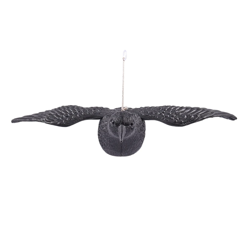 

ELOS-Hunting Decoys Black Birds Crow Garden Bird Caller Deter Scarer Scarecrow Mice Pest Control Deterrent Repeller Hunting Good