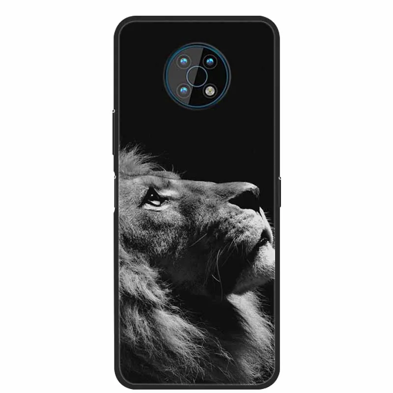 Wolf Black Silicone Soft Phone Cover