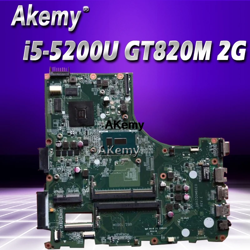

for ACER E5-471 E5-471G V3-472 V3-472P Laptop motherboard DA0ZQ0MB6E0 with i5-5200U GT820M 2G 100% test work
