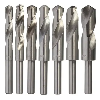 

1Pcs 14/16/18/19/20/22/25mm Carbon Steel HSS Blacksmiths Drill Bit 1/2" Straight Shank Tool