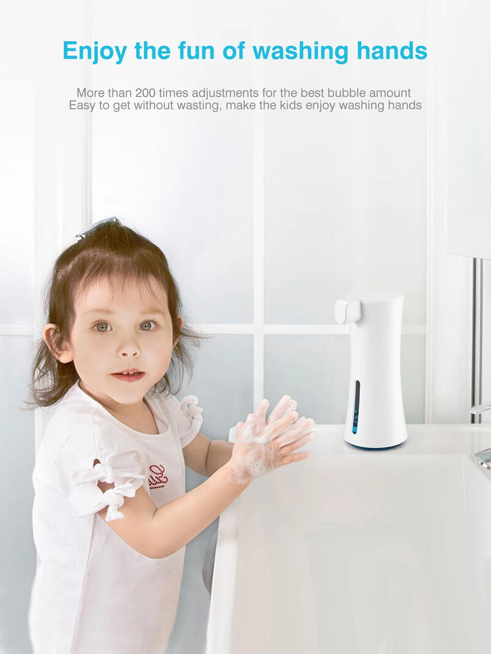 450 мл автоматический сенсорный дозатор мыла, автоматический умный датчик жидкости для ванной комнаты, автоматический диспенсер для мыла