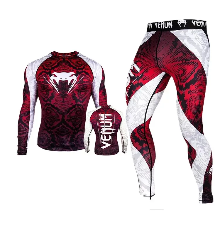Футболка, спортивная одежда, мужской костюм, MMA, плавки, сублимированный принт, bjj, боксерский Рашгард, jiu jitsu, gi, Рашгард, дышащая, muay - Цвет: 10