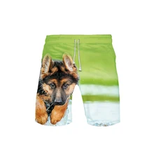Немецкая овчарка 3D шары штаны шорты для мальчиков досуг 3D печать Новинка Топ Весна Осень Роскошный Harajuku