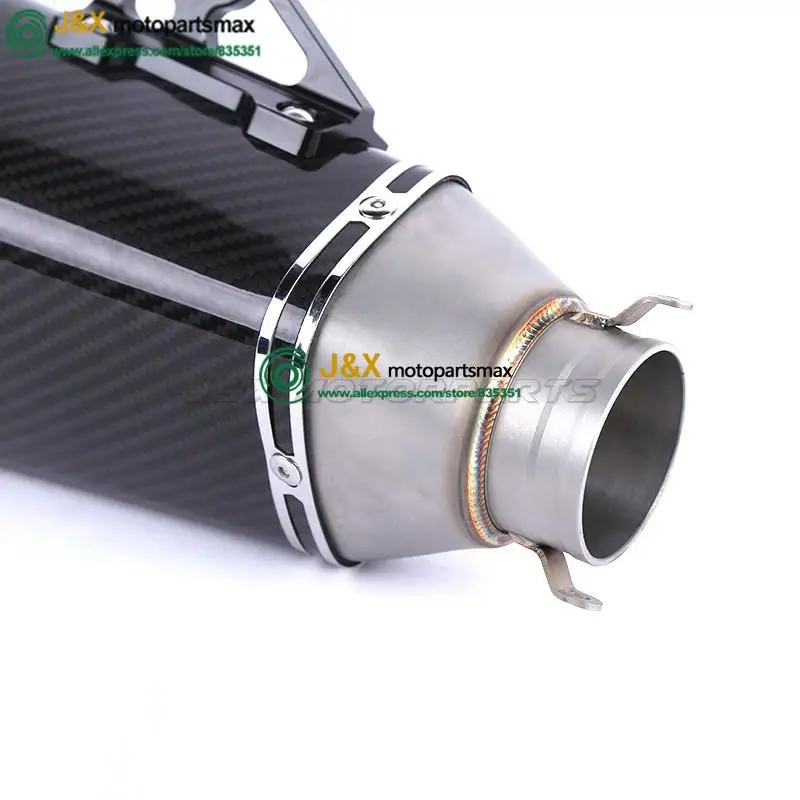 ER-6N ER-6F NINJA 650 мотоциклетная выхлопная система средняя труба глушитель слипоны для Kawasaki ER6N ER6F NINJA650 2012