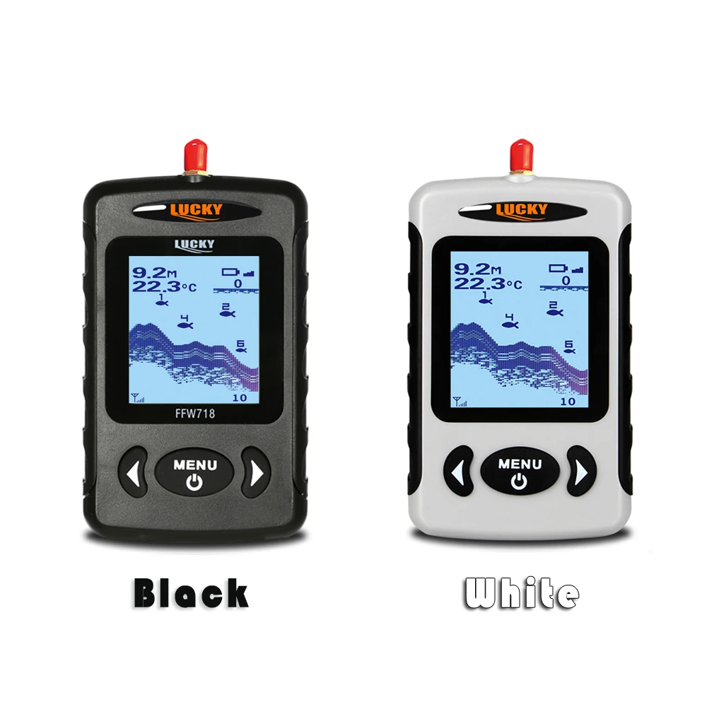

New FFW718 Wireless Fish Finder 2.0~147.6FT Sonar Depth echo Sounders Fishfinder Russian Sea Waterpoof Sensor Fishing Camera