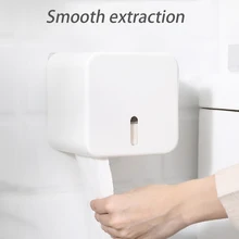 Tray Wall Mounted Multifunction Tissue Dispenser Bathroom ABS Waterproof Drawer Toilet Paper Holder Roll Multi-function Durable