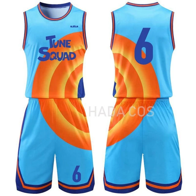 Space Basketball Jersey Jam Cosplay Costume Tune-squad #6 James Top Shorts  Goon Squad A New Legacy Basketball Uniform - Cosplay Costumes - AliExpress