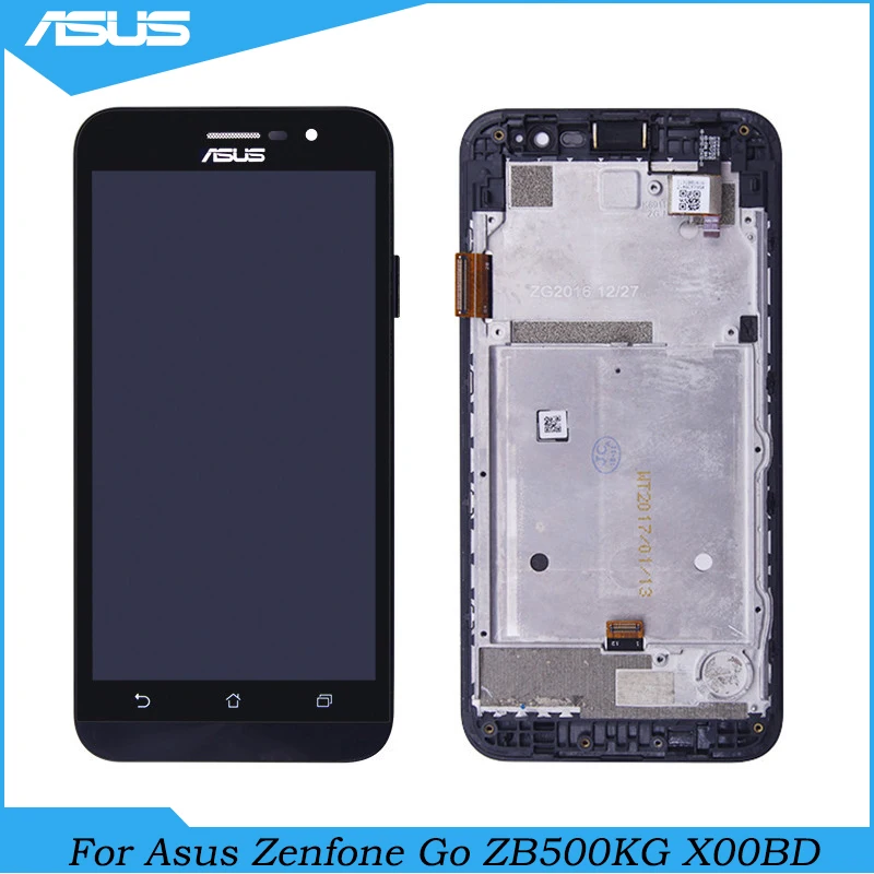 Asli Lcd Untuk Asus Zenfone Go Zb500kg X00bd Lcd Display Rakitan Digitizer Layar Sentuh Dengan Frame Untuk Zb500kg Layar Lcd Tablet Lcd Panel Aliexpress
