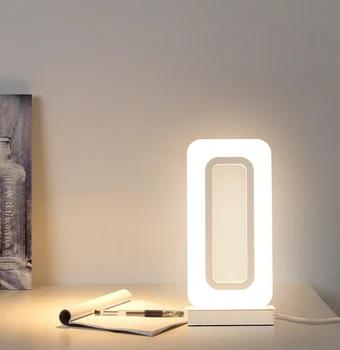 

Lampe De Chevet Minimalist Square Light Led Bedside Table Lamps For Bedroom