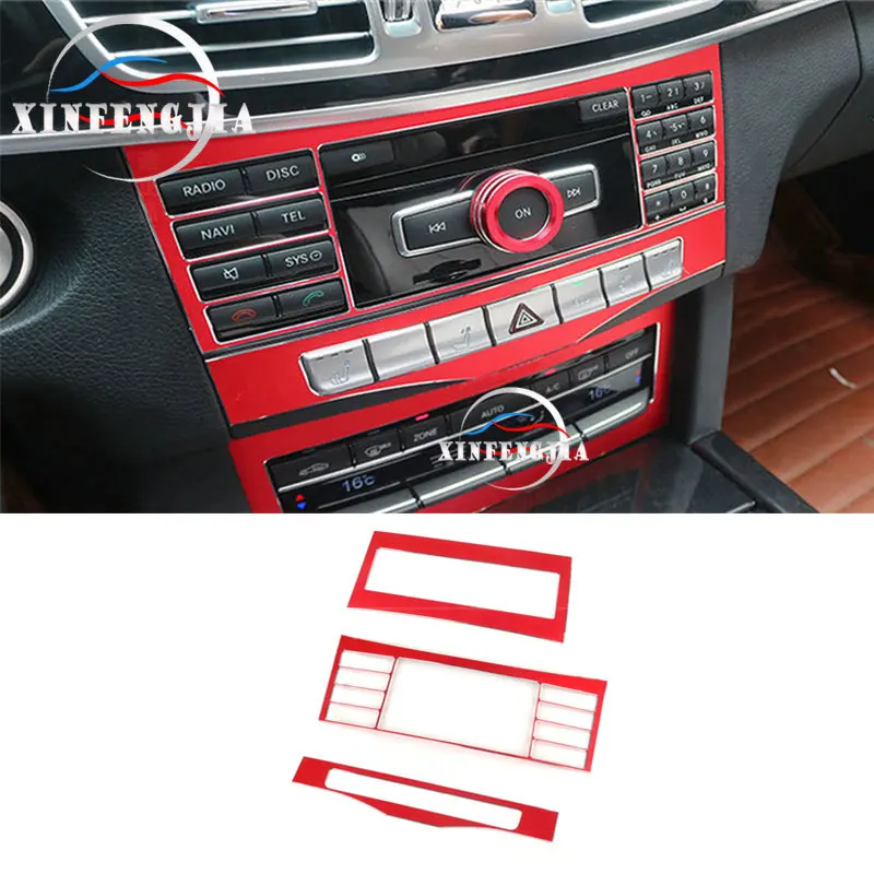 Для Mercedes-Benz E Class W212 10-15 3x средняя консоль Кнопка регулировки панели декоративные накладки