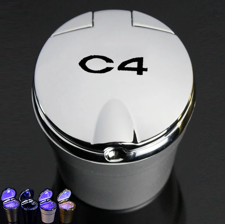 Для Citroen C3 кактус C4 C4L C5 C6 XR X7 DS3 DS4 автомобильные брелки с логотипом пепельница автомобиль светодиодный