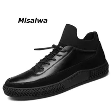 Misalwa/мужская повседневная легкая обувь на шнуровке; классическая удобная современная обувь для отдыха; Новинка года; кожа мокасины; Прямая поставка