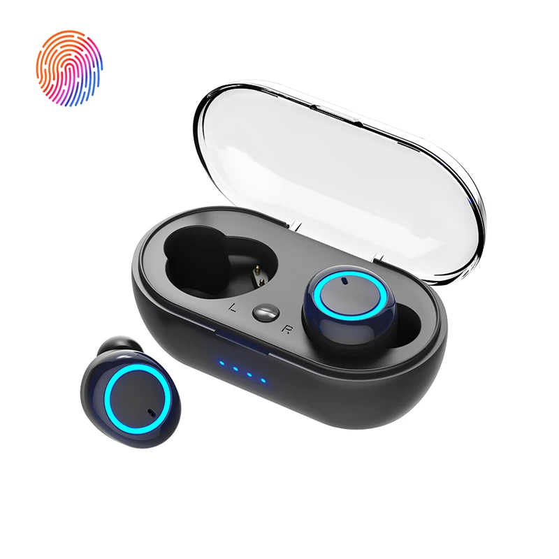 

Bluetooth Earbuds Touch Controls Wireless Earphones With Microphone Waterproof Ear Buds With Mic Headphones for Android iphone