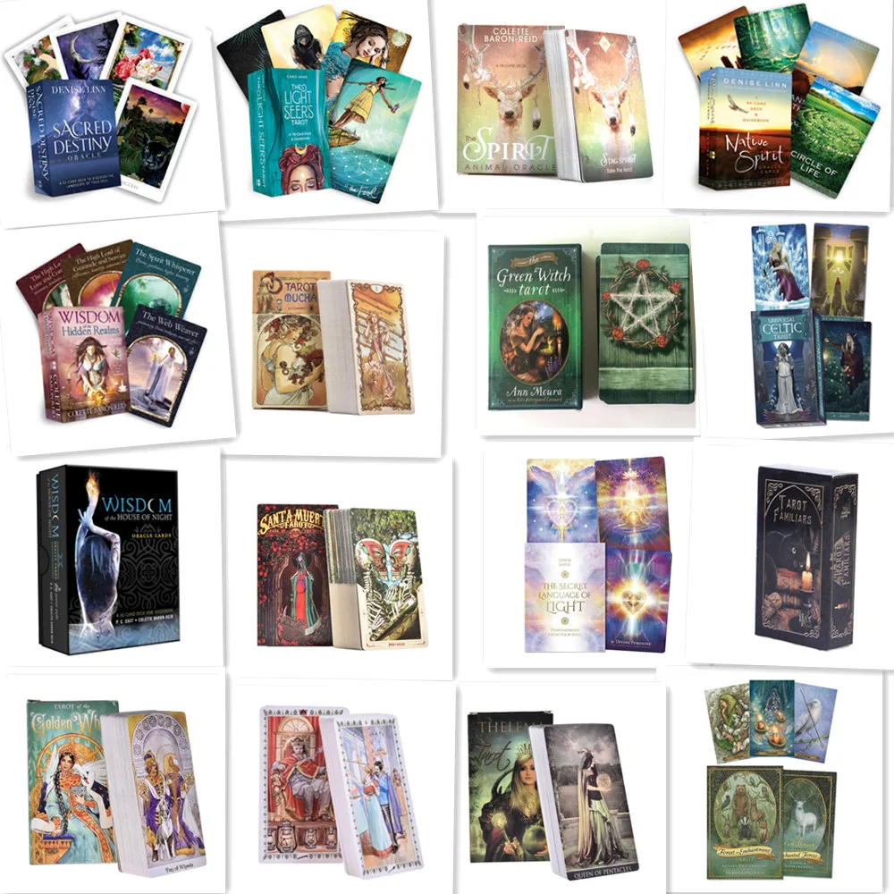 

20 Styles Thelema Tarot Card Table Deck Board Game Card For Family Party Playing Card Games With PDF Guidebook Entertainment