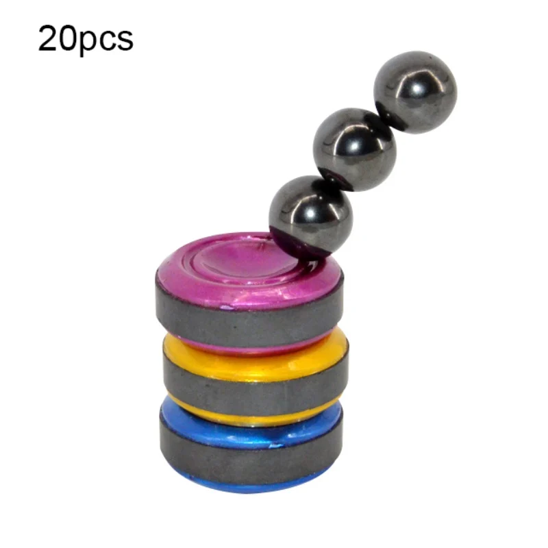 

20pc Magnetic Gyroscope Kids Magnetic Spinning Top Levitation Magic Gyro Gyroscope Suspended UFO Floating Levitating Classic Toy