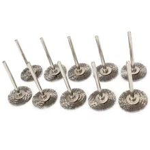 Набор проволочных щеток 22-38 мм Т-образная нержавеющая сталь комплект резьба по дереву камень