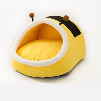 

Dog Bed Lovely Design Winter Warm Pet Puppy Cave Comfort Thick Mat dog beds for small dogs Top Quality Luxury Cat House