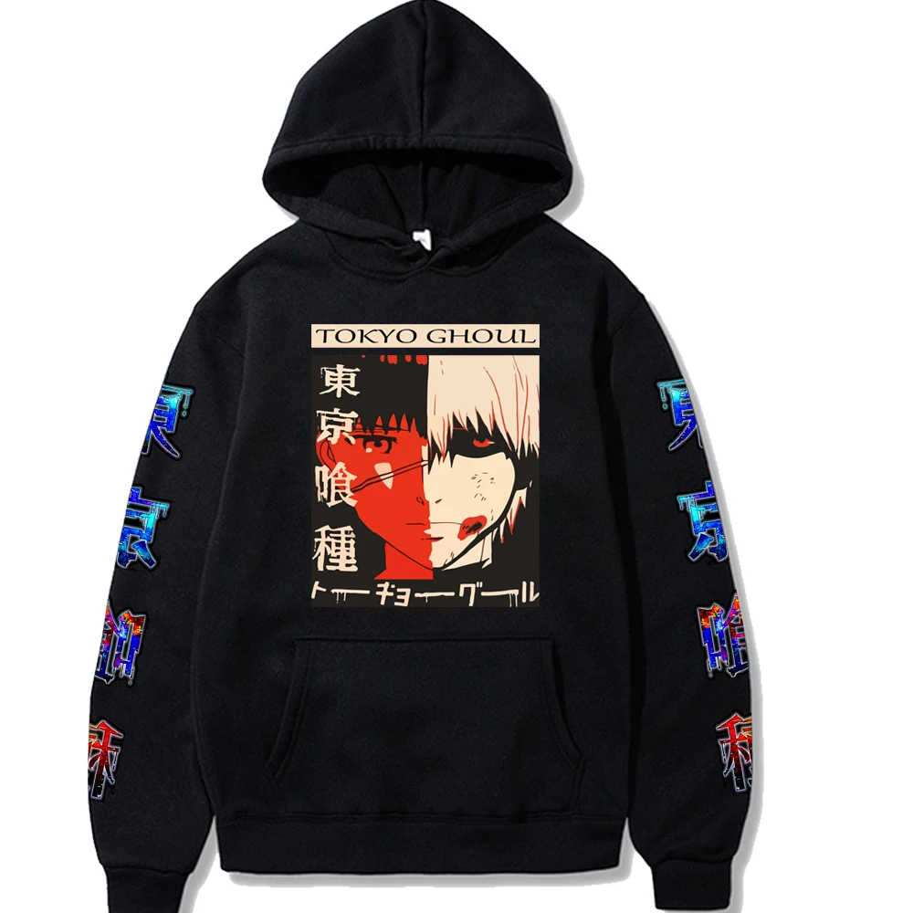 Tokyo Ghoul Anime Manga Hoodie Kaneki Ken Printed Men/women Hoodie Long Sleeve Sweatshirt Tokyo Ghoul Anime Manga Hoodie Kaneki Ken Printed Men/women Hoodie Long Sleeve Sweatshirt