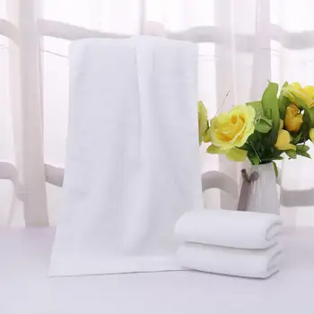 

24Pcs Practical White 32 x 68cm Soft Hand Towels 100% Pure Cotton Towels Great Towels For Home use Hotel Use