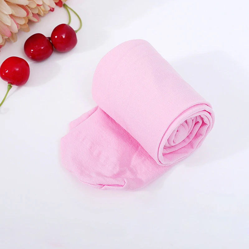 Pink Танцевальные носки белые Детские Балетные танцевальные высокие эластичные колготки для девочек гимнастический балетный студенты подростки тонкие бархатные носки - Цвет: Pink