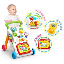 Император Дети Многофункциональный Младенец Малыш тележка Регулируемая скорость нескользящий пояс увеличение веса горшок Sketchpad обучающий ребенок