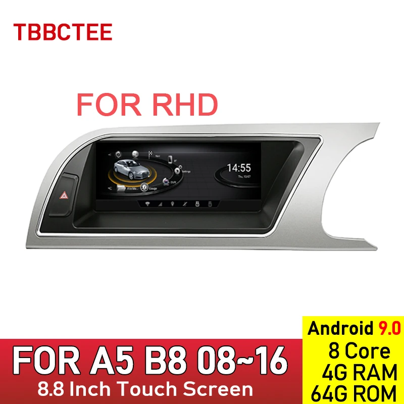 Android 9 0 4 + 64 Гб 8 ядер автомобильный мультимедийный плеер для Audi A5 B8 8T 2008 ~ 2016 MMI 2G 3G | Мультимедиаплеер для авто -4000989862835