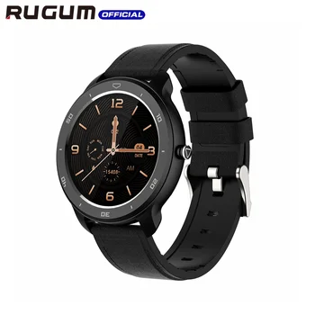 

Full Touch Screen Smartwatch Heart Rate Blood Pressure Oxygen Monitor Waterproof Fitness Tracker Smart Watch Men for RUGUM RC02