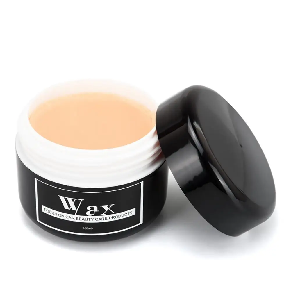 200ml Car Wax Carnauba Wax Painting Care Coating Shiny Hard Tiny Scratch Repair Maintenance With Sponge And Towel