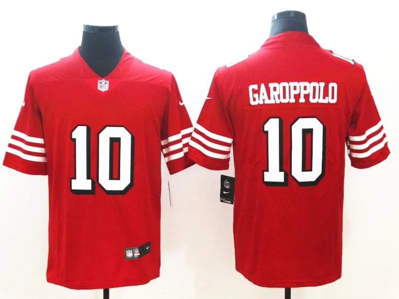 AS PICTURE Сшитый Топ для мужчин 49ers Jimmy Garoppolo Vapor Joe Монтана маркиза Гудвин Рихард Шерман Ронни Лотт Vapor Untouchable Jersey рубашка - Цвет: AS PICTURE