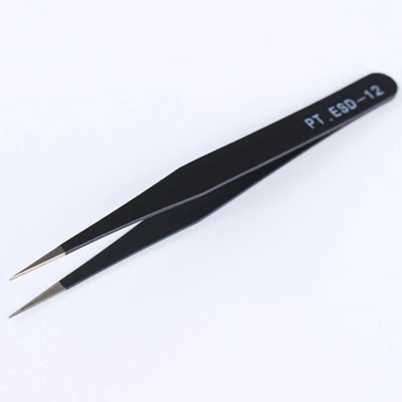 Jewelry Tools Stainless Steel Tweezers Chips Removal Tool Soldering Tweezer For DIY Bracelet Earring Jewelry Tool 1/2pcs jewelry tools