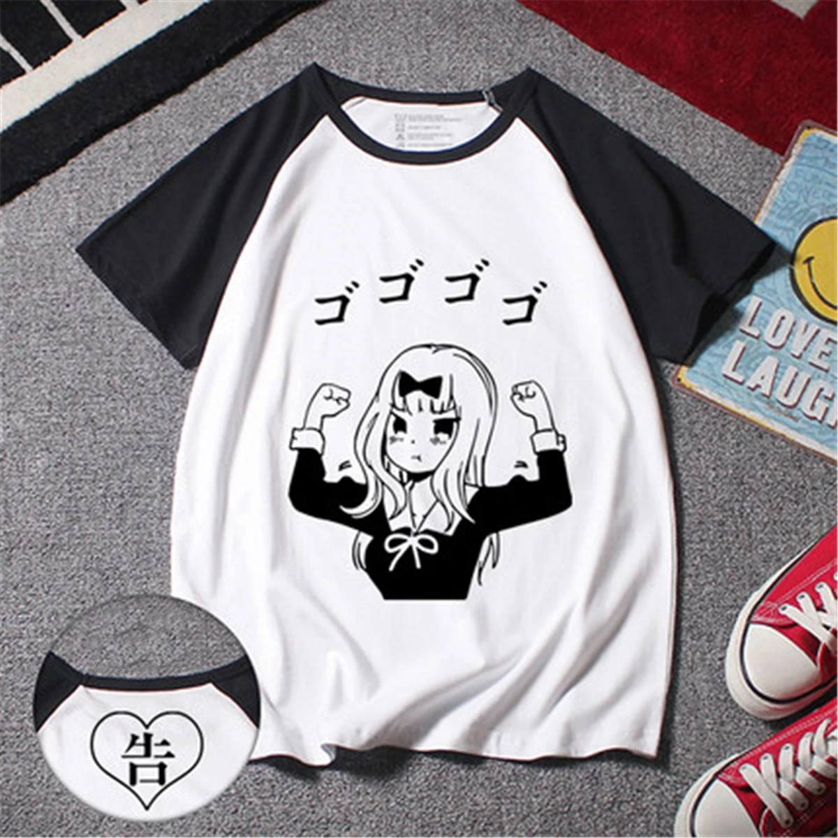 05 Аниме Kaguya-sama: Love Is War косплей костюм футболка Chika Fujiwara для мужчин женщин Хэллоуин - Цвет: 05