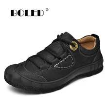 Обувь из натуральной кожи; мужская повседневная обувь ручной работы; высокое качество; Мужская прогулочная обувь на плоской подошве; большие размеры