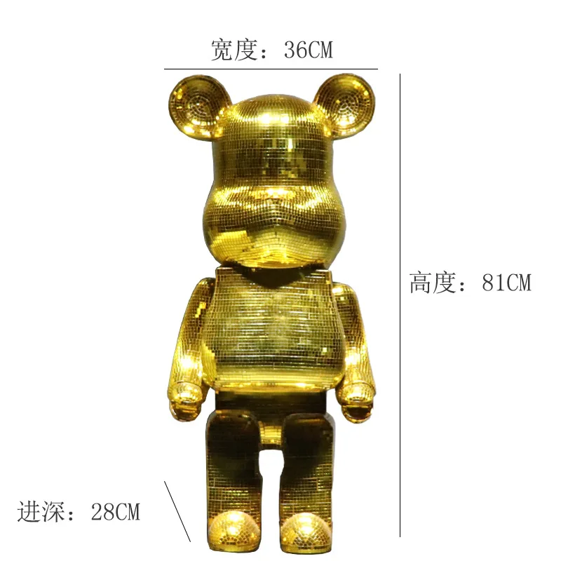 Cartoon Resin Statue Bearbrick Home Decor Toys 135cm Bearbrick Sculpture  Statue Resin Cartoon Toys for Indoor Decoration Sell - China Resin  Sculpture and Resin Gold Sculpture price