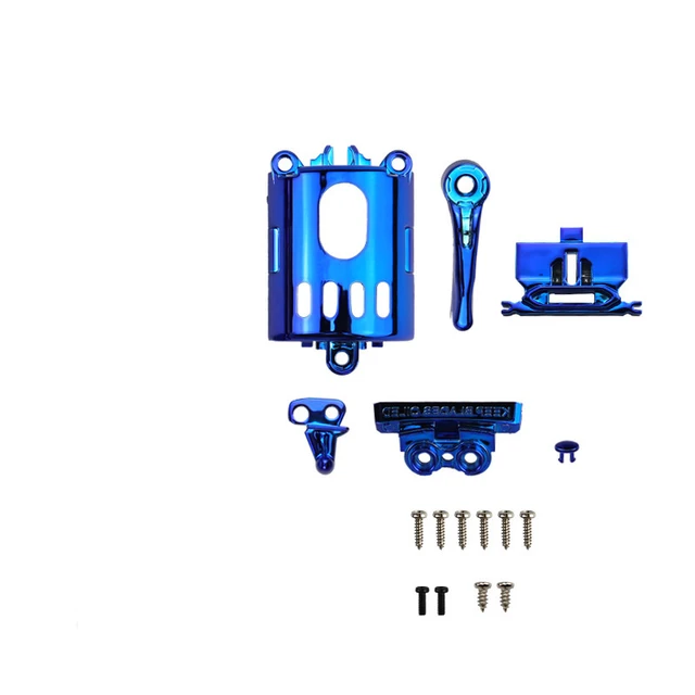 8Pcs/Set Electric Clipper Shell Set For WAHL 8148/8591 ABS 8 Style DIY Modification Shell Barber Electric Clipper Cover G0811 Blue