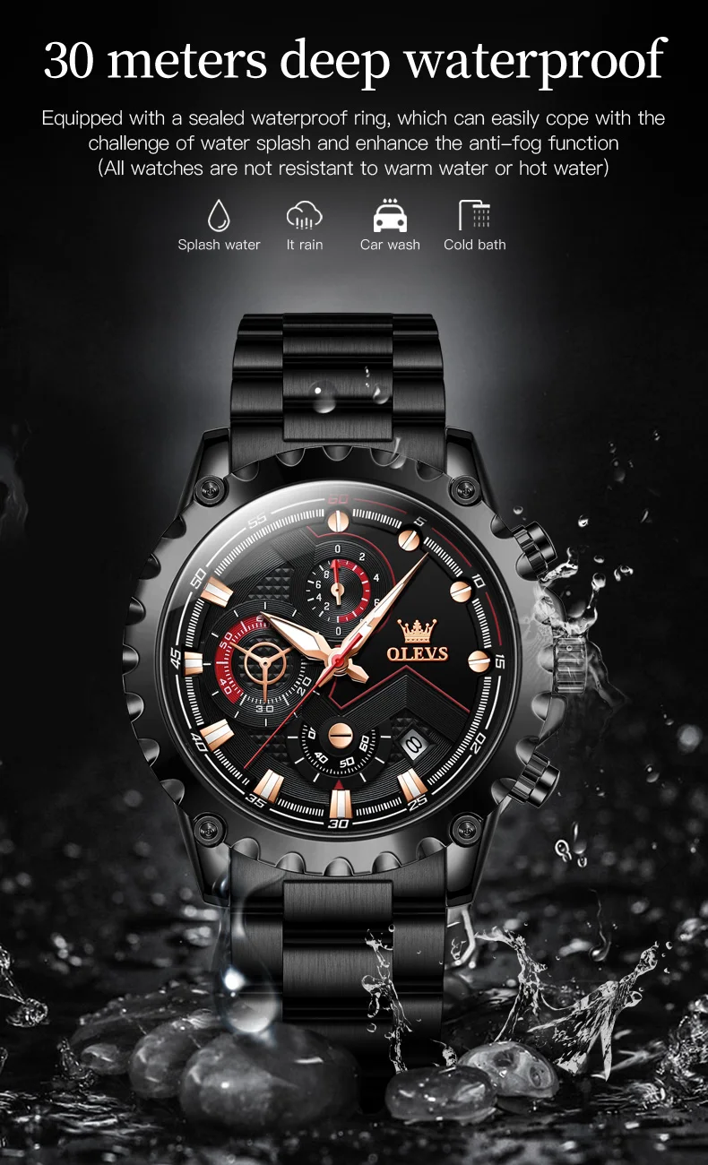 OLEVS 2873 Men’s Quartz Watch description image 13