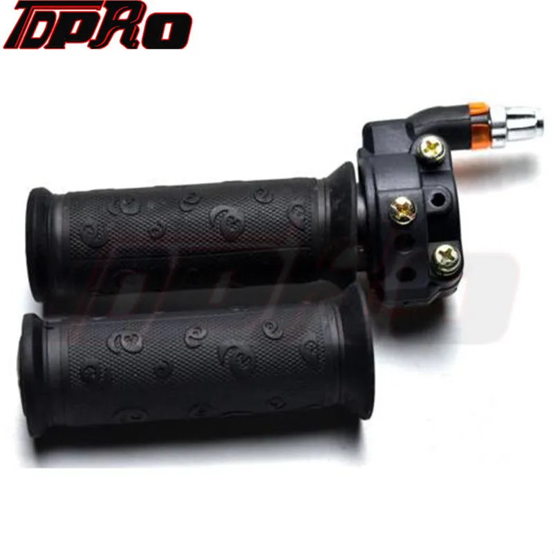 TDPRO 47/49cc 22 мм 2-х тактный двигатель мотоцикл дроссельной заслонки ручка бар ручки для 47cc 49cc мини Moto Dirt Pit ATV багги карман