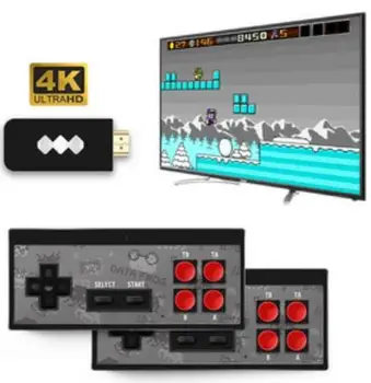 

USB Wireless Handheld TV Video Game Console Build In 568 Classic Game 8 Bit Mini Video Console Support HDMI Output Plug And Play