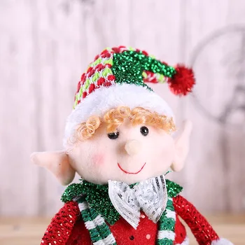 

New Cute Red and Green Long-Legged Elf Dolls Gift for Kids Room Decoration Birthday Party Gifts Home Xmas Tree Decor Doll