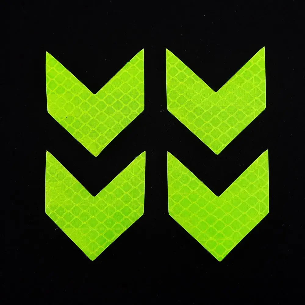4pcs Mountain Bike Reflective Stickers Frame Forks Protector Bicycle Frame Car Motorcycle Bike Sticker Bicycle Accessories
