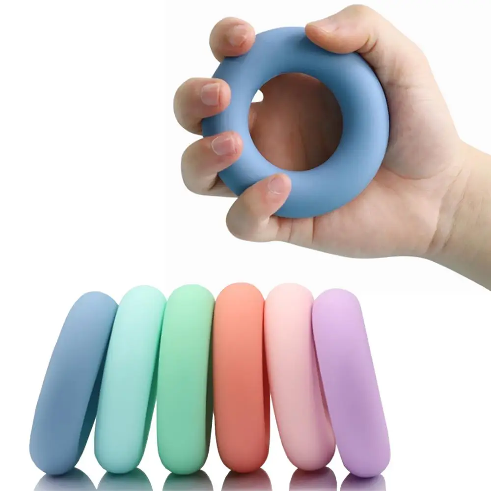 

Silica Gel Hand Grip Ring Finger Gripper Trainer Carpal Expander Strength Exerciser Fitness Tools for Gym Workout Rehabilitation