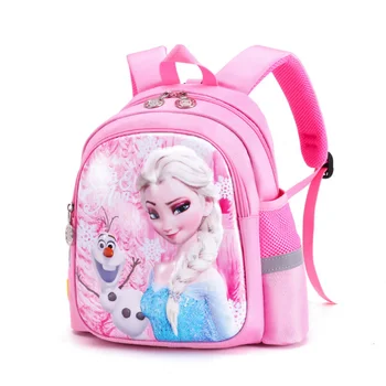 

2020 New Children Princess School Bag Girls elsa Cartoon Kindergarten Schoolbags Kids Orthopedic Backpacks 4-13 Year