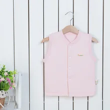 Жилетки для новорожденных без косточек; сезон осень-зима; теплый хлопковый жилет для малышей; детская верхняя одежда в Корейском стиле; жилет-кардиган