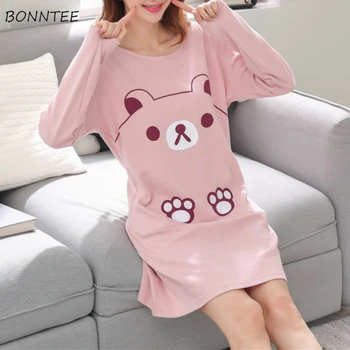 

Pajama Sets Women Cool Summer Thin Simple Newest Trendy Soft Long Sleeve Loose Cute Korean Sweet Girls Sleepwear Plus Size XXXL