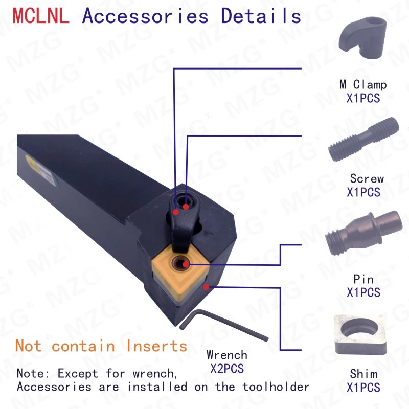 MOSASK MCLNL металлическая бурильная режущая установка бар MCLNL1616H12 механически обработанные вставки резец для наружной обточки держатели токарный станок с ЧПУ