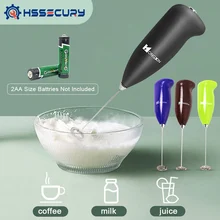 Mini elétrica leite espuma criativo aço inoxidável cozinha batedor de café leite batedor automático leite em pó misturador do agregado familiar