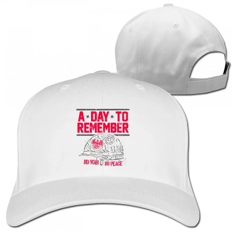 A Day To Remember No Wars ADTR Черная Новинка s m XL бейсболка для мужчин и женщин Кепка-Дальнобойщик модная Регулируемая Кепка - Цвет: 1-White