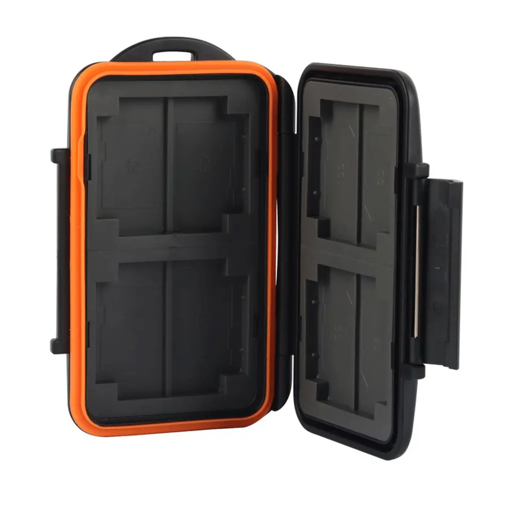 Waterproof Anti-Shock Memory Card Carrying Storage Case Protective Holder For 8 Secure Digital | Электроника