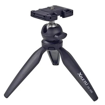 

XILETU XS-20S Mini Desktop Phone Stand Tabletop Tripod for Vlog Mirrorless Camera Smart phone with Detachable Ball head