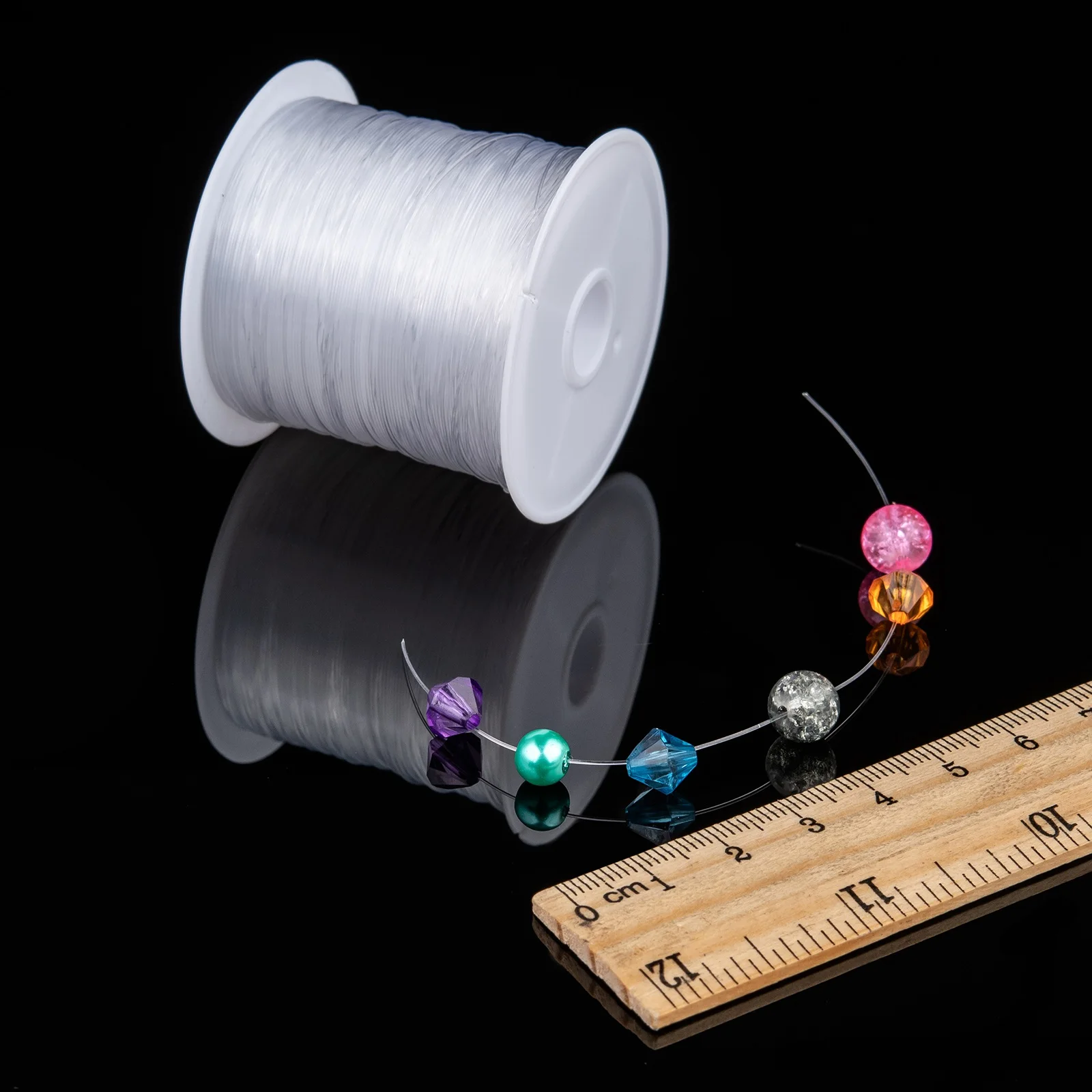 1 Roll Transparent Fishing Thread Nylon Wire for Beading Jewelry